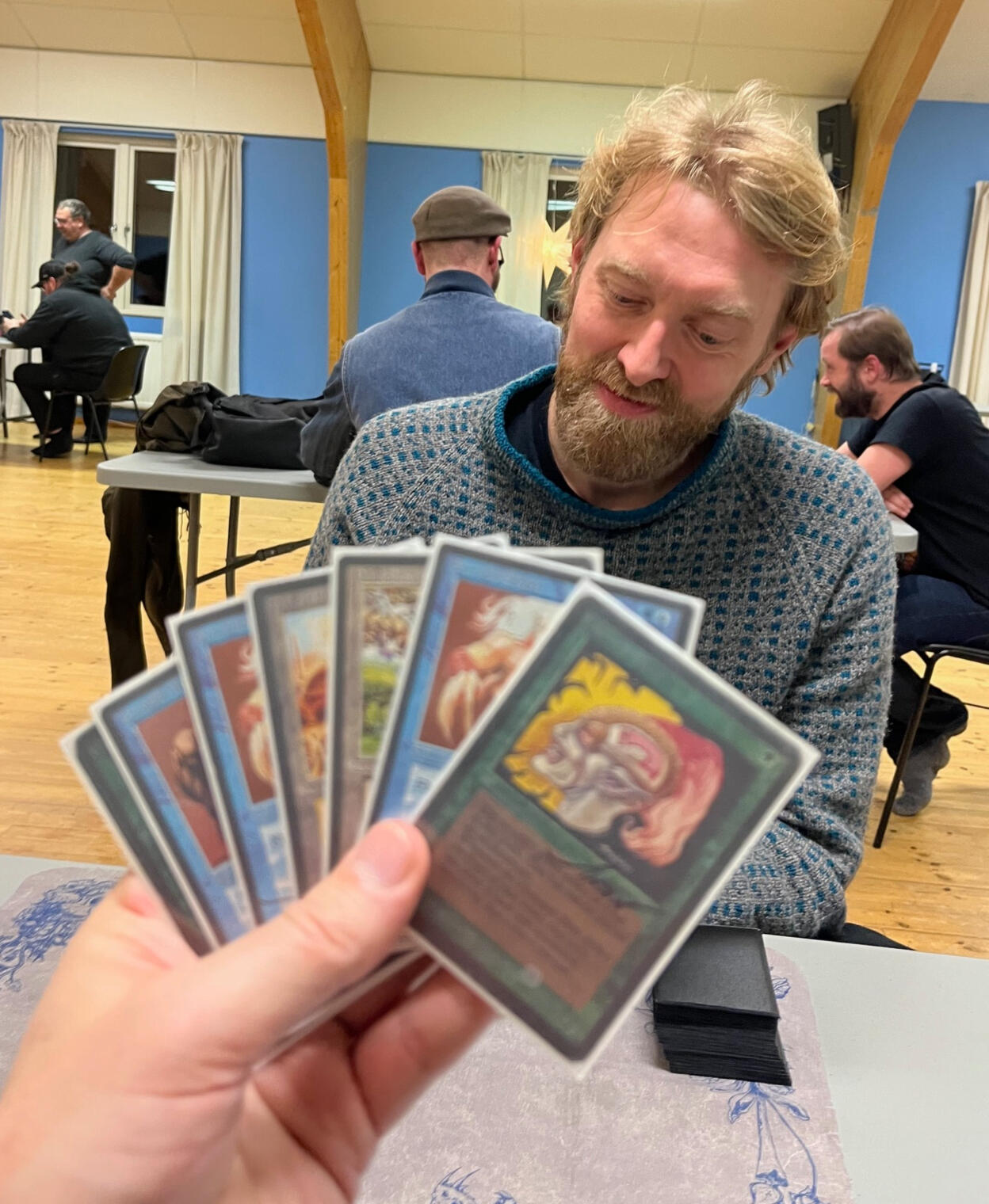 Eyvind's opening hand Eyvind's opening hand in the quarter finals, containing lots of good stuff