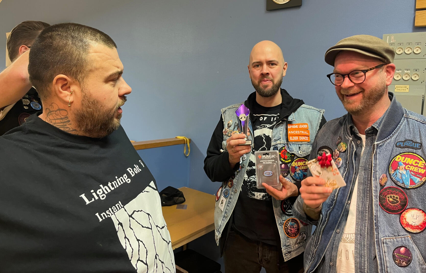 Adrian receiving awards for Best Unpowered, and Magnus receiving awards for Best Gentleman and 2nd place