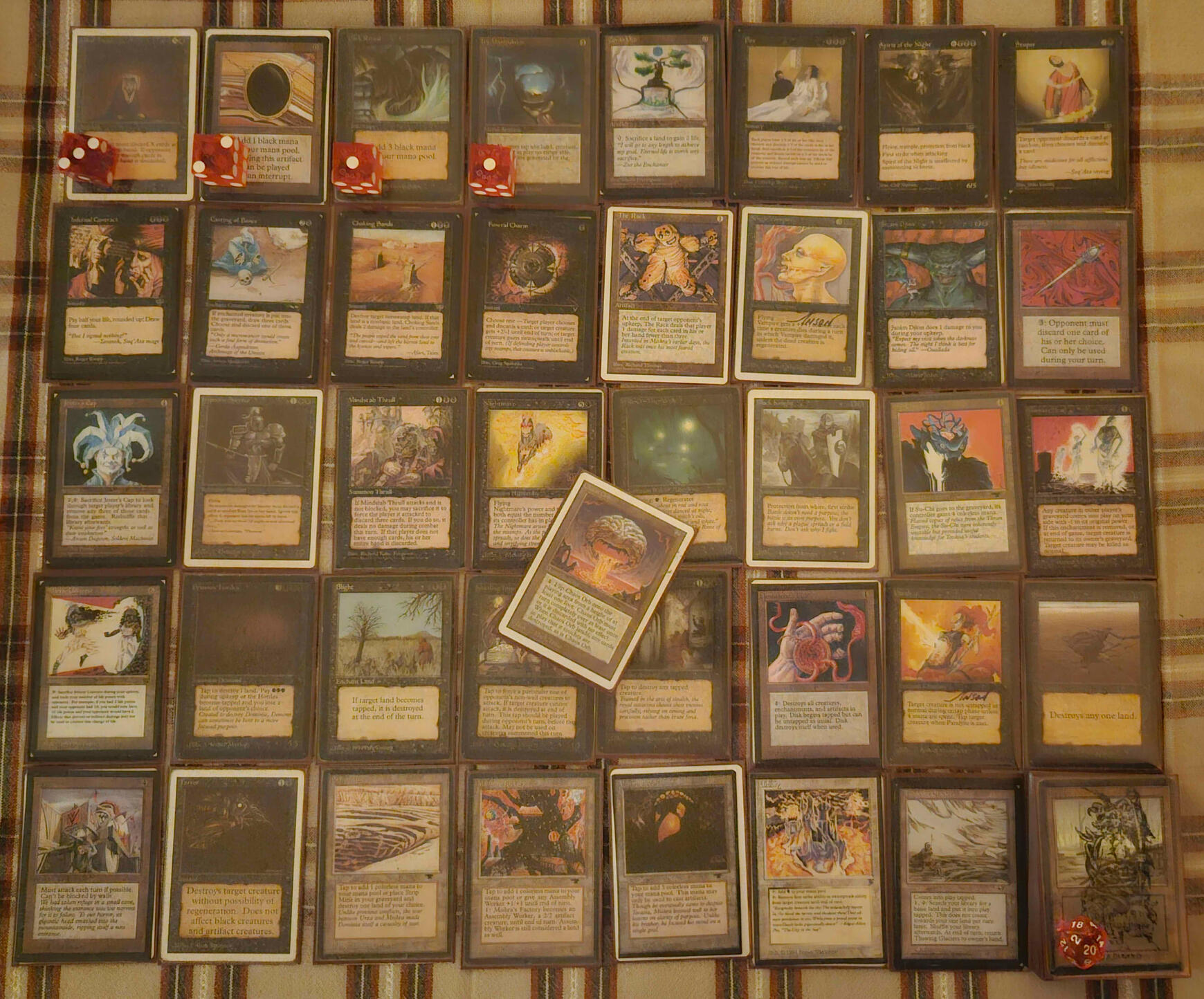 Signs stating: "Democratic Dance, smoking forbidden."