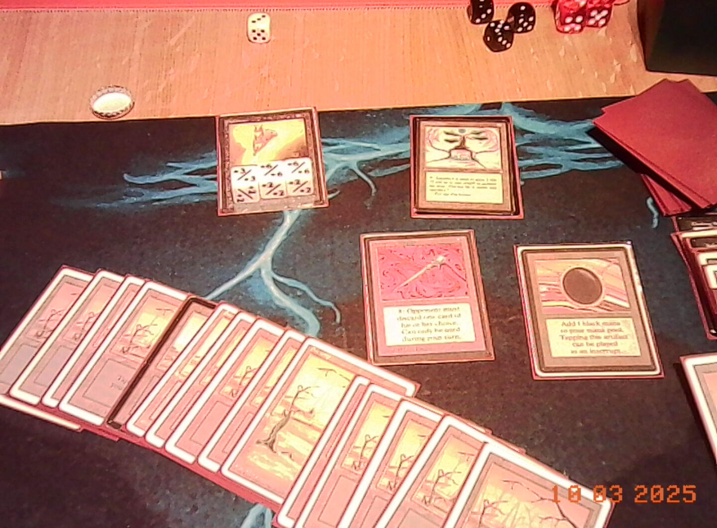 Signs stating: "Democratic Dance, smoking forbidden."