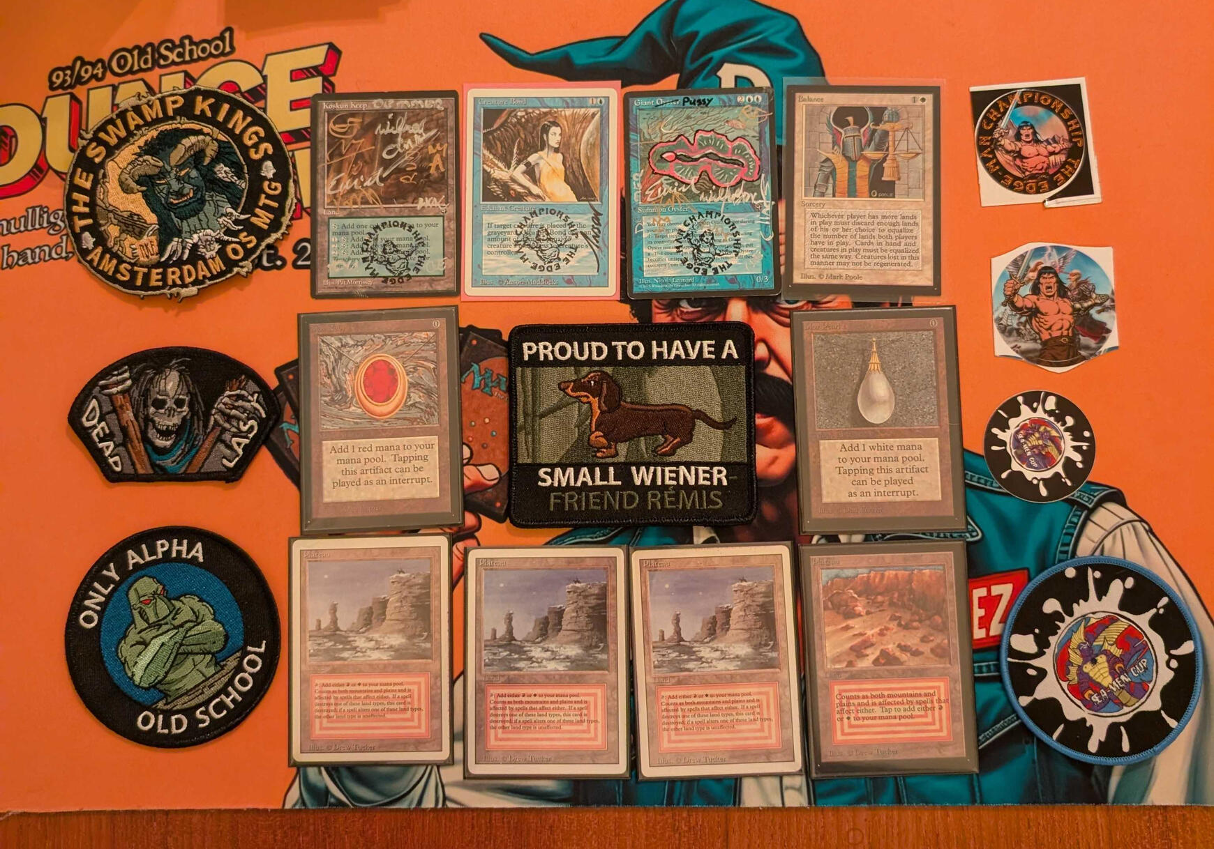 Signs stating: "Democratic Dance, smoking forbidden."