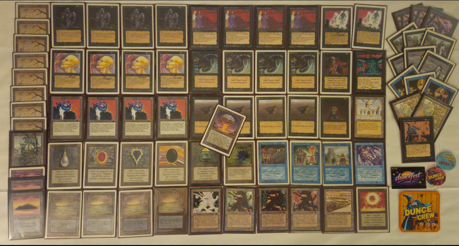 Signs stating: "Democratic Dance, smoking forbidden."